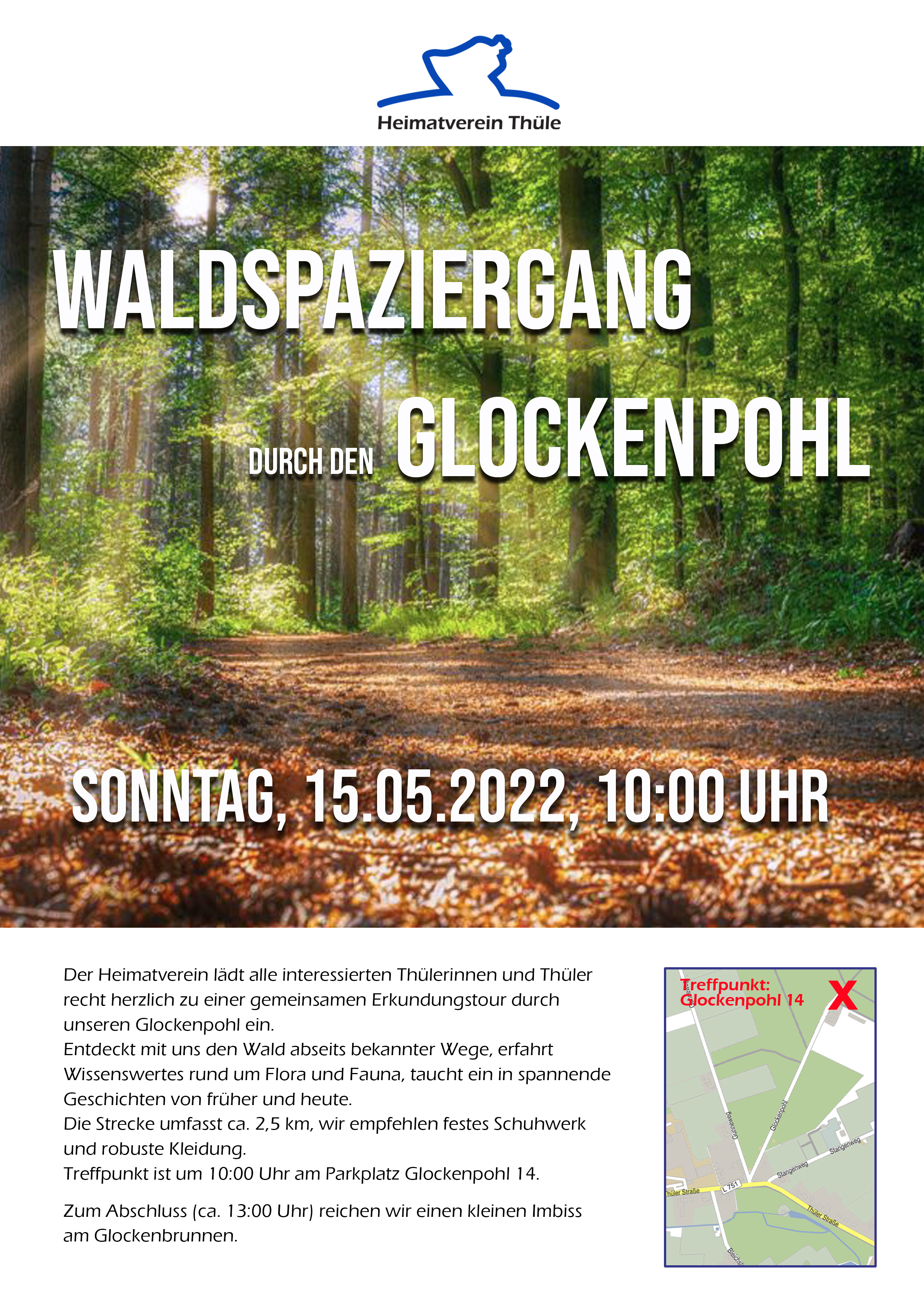Flyer Waldspaziergang